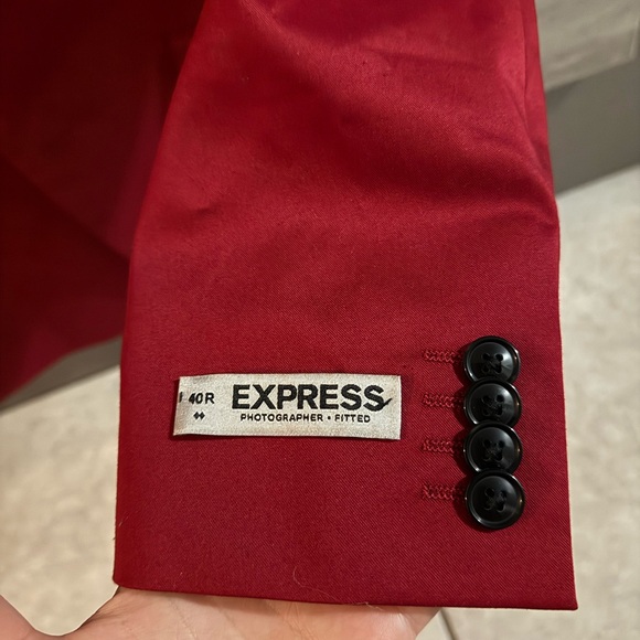 Express Red Blazer - Picture 4 of 5